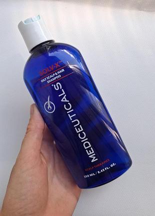Mediceuticals solv-x shampoo шампунь для жирной кожи головы