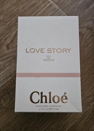 Парфуми chloe love story 75 мл оригінал жіночі duty free
