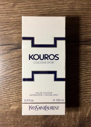 Ysl kouros cologne sport винтаж yves saint laurent