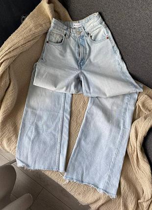 Джинсы прямого кроя zara