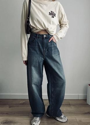 Джинси широкі фасону wide leg h&m