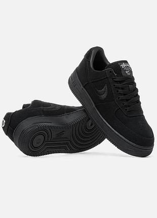 Nike air force 1 low stussy black