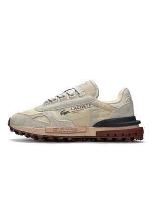 Жіночі кросівки lacoste elite active beige