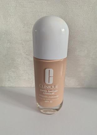 Clinique even better clinical vitamin makeup spf 50 тональна основа