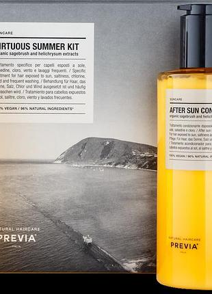 Набір previa suncare шампунь 250 мл + кондиціонер 250 мл + спрей 100 мл