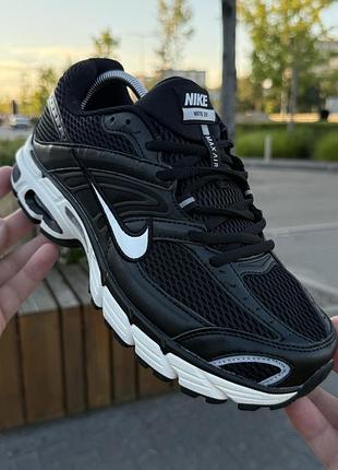 Кросівки nike air max moto 2k, чорно-білі (сіточка, літні)