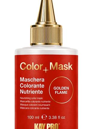 Живильна відтінкова маска kaypro color+mask золоте полум’я 100 мл