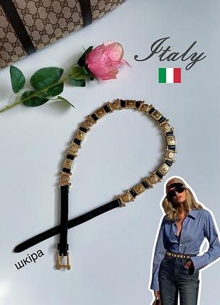 Ремінь шкіряний італія 🇮🇹