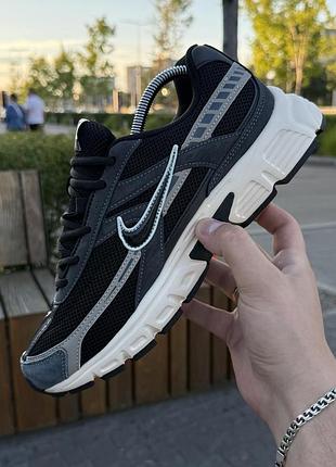 Кроссовки nike initiator, черно серые (сетка, летние)