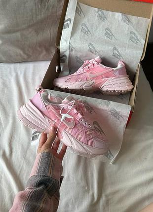 Nike runtekk v2k pink flowers/найк рантек в2к разовые 36 37 38 39 40