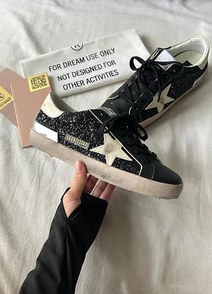 Golden goose sb sparkles white/голден гусь сб блёстки белые 36 37 38 39 40 41