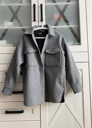 Сорочка-пальто zara xs