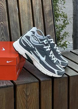 Кроссовки nike initiator, темно серые (сетка, летние)