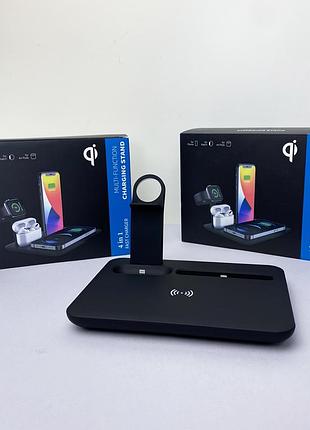 Бездротовий зарядний пристрій qi 15w ud17 (4в1)