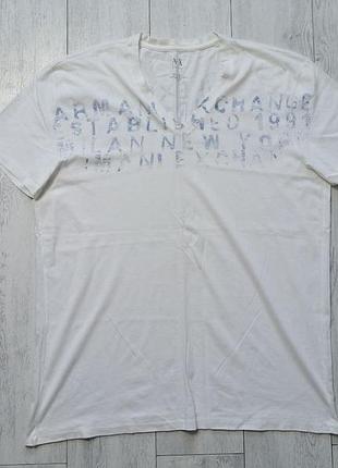 Мужская футболка armani exchange размер  xl