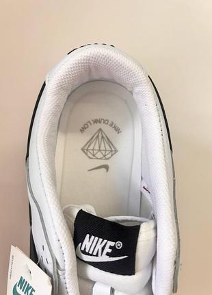 Nike sb dunk low white black(logo)