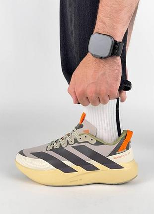 Чоловічі кросівки adidas adizero evo sl atr taupe / beige / orange