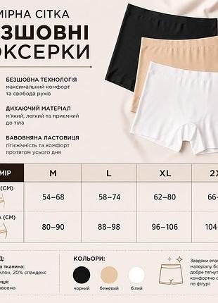 Безшовні лазерні шортики жіночі | невидимі трусики-шорти з високою посадкою | комфортна білизна 2