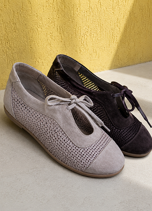 Оксфорди жіночі hand made мінор 43-44-45 замшеві