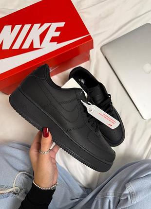 Стильные кроссовки nike air force 1 low black