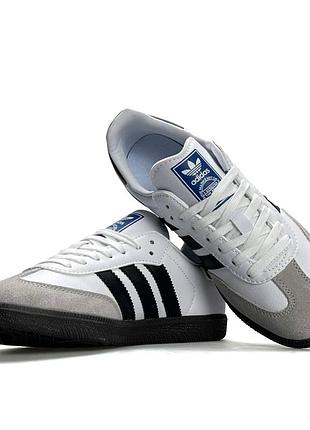 Жіночі кросівки adidas samba og originals white black