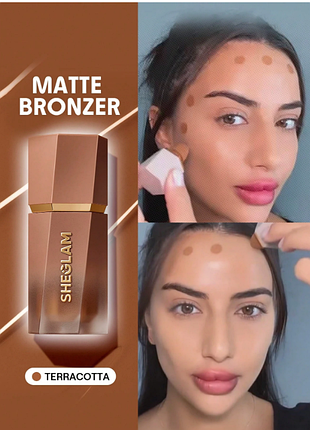 Рідкий матовий бронзер sheglam sun beam matte liquid bronzer — terracotta (6235)