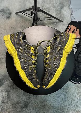 Asics gel-trail attack 7 чоловічі кросівки 45 розмір жовто-чорні