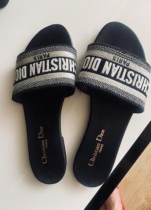 Шлепки dior