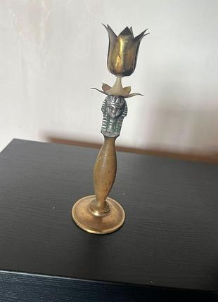 Свічник металевий єгипет