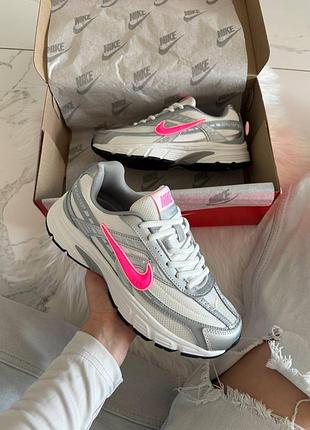 Nike initiator white grey pink swoosh кросівки жіночі 36 розмір