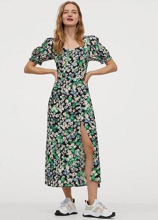 Сукня міді з розрізом h&m