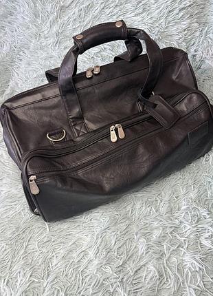 Сумка дорожня з еко шкіри bill blass