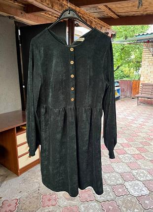 Платье из микровельвета