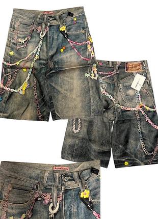Acne studios printed shorts