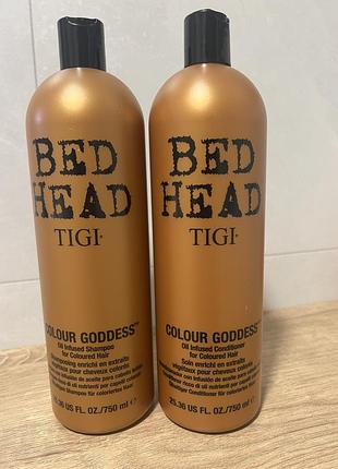 Шампунь і кондиціонер bad head tigi colour godess