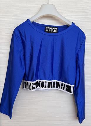 Топ versace jeans couture, кроптоп