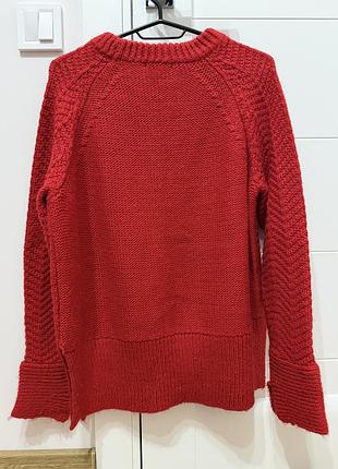 Свитер h&m червоний 2