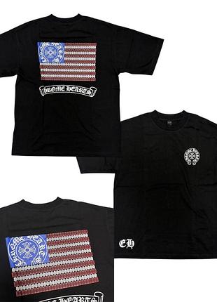 Футболка chrome hearts usa black tee