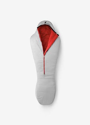 Пуховой трекинговый спальный мешок simond down makalu ii -9° размер xl (рост 185-200 см) серый