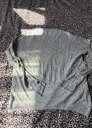 Zadig&voltaire жіноча кофточка сірого кольору з льону розмір м