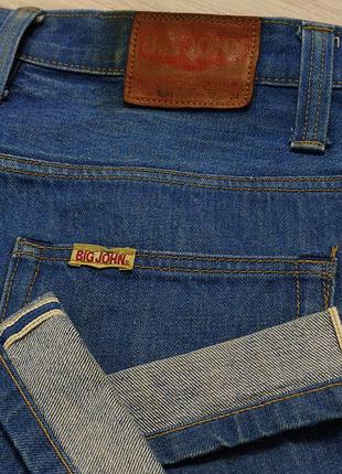 Японские джинсы селвидж big john selvedge japan denim selvage