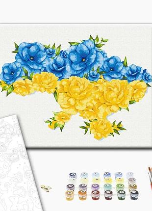 Картина за номерами "квітуча україна ©svetlana drab" bs53081 40×50 см