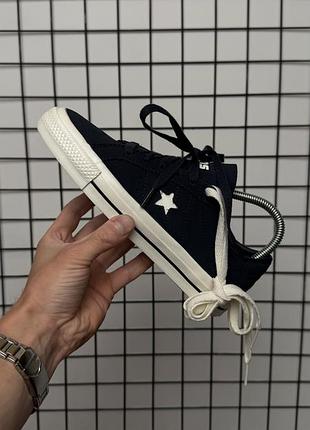 Нові оригінальні кеди converse one star pro suede low top (navy/white)