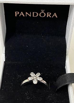 Серебряное кольцо pandora 925 проби размер 17