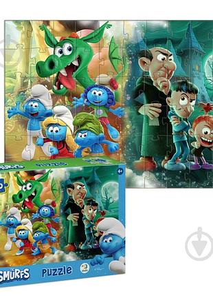 Пазл dodo 60 елементів the smurfs. домашня тварина-дракон