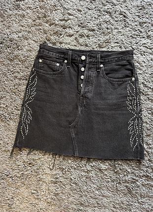 Джинсова спідниця levi’s розмір s