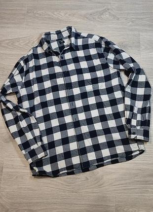 Рубашка unisex flannel uniqlo. размер м.