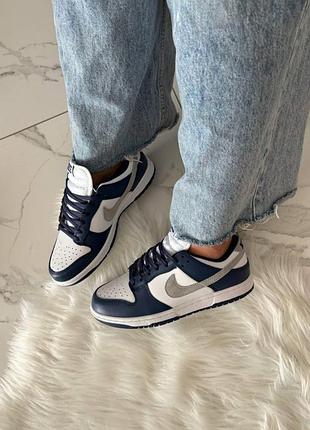 Жіночі кросівки nike sb dunk low blue midnight navy / smb+ 🔗