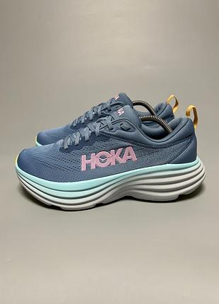 Кросівки для комфортної ходьби бігу тренувань hoka one one bondi 8 оригінал 1127952 ssk