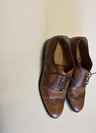 Valentino garavani чоловічі шкіряні туфлі броги (оксфорди), made in italy